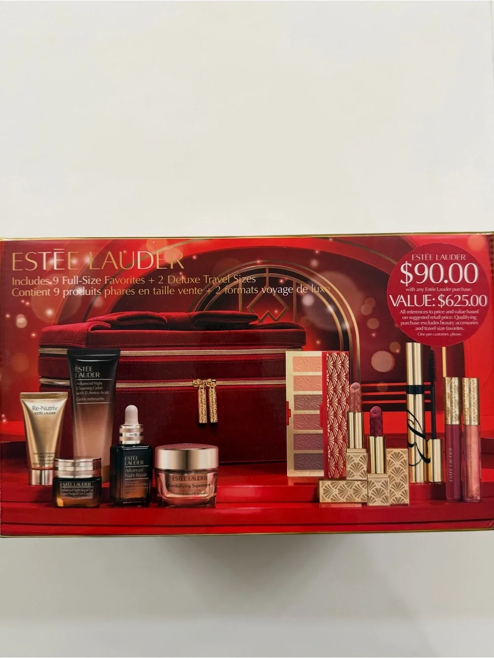 Brand New Estée Lauder Revitalizing Supreme + Day Creme Skincare Make Up Set